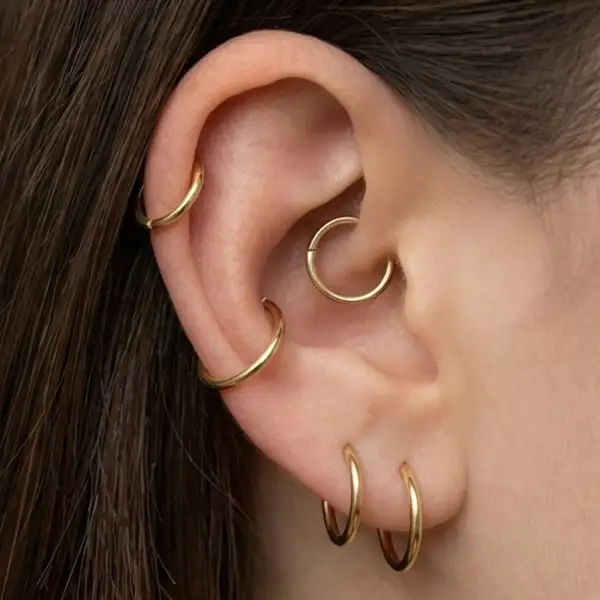 Hinged Seamless Nose Hoop