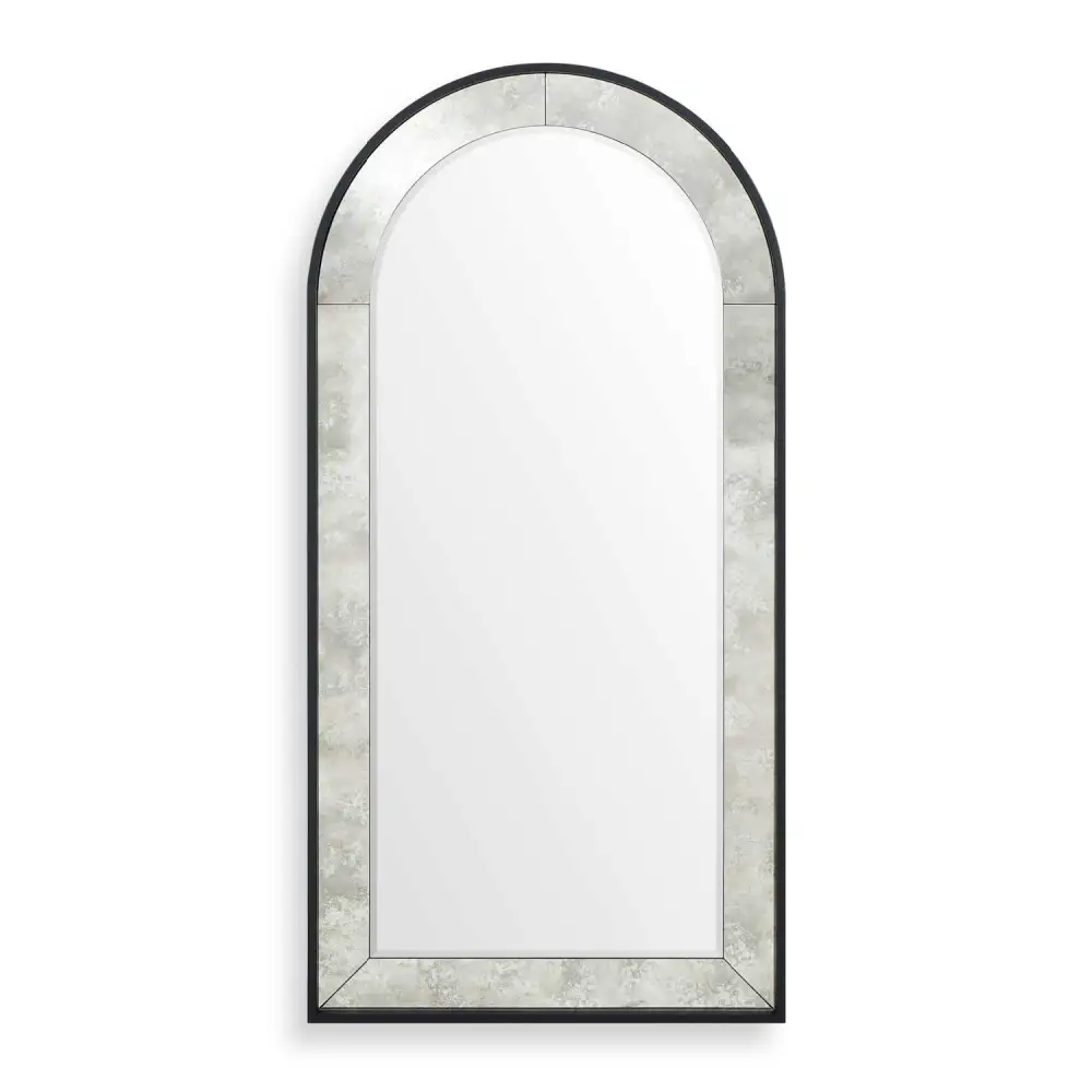 Freeform Decorative Framed Arched Mirror
