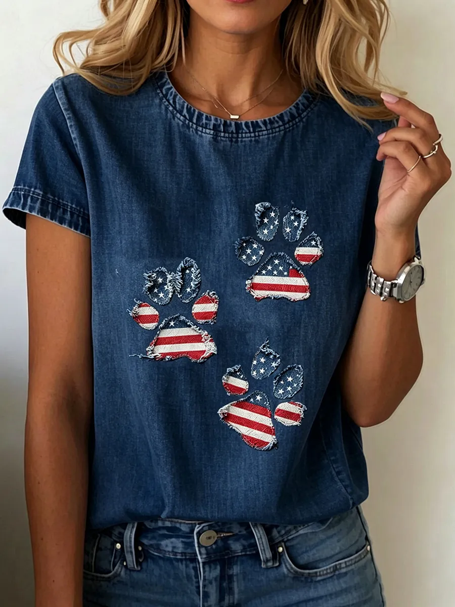 Women's American Paw T-Shirt