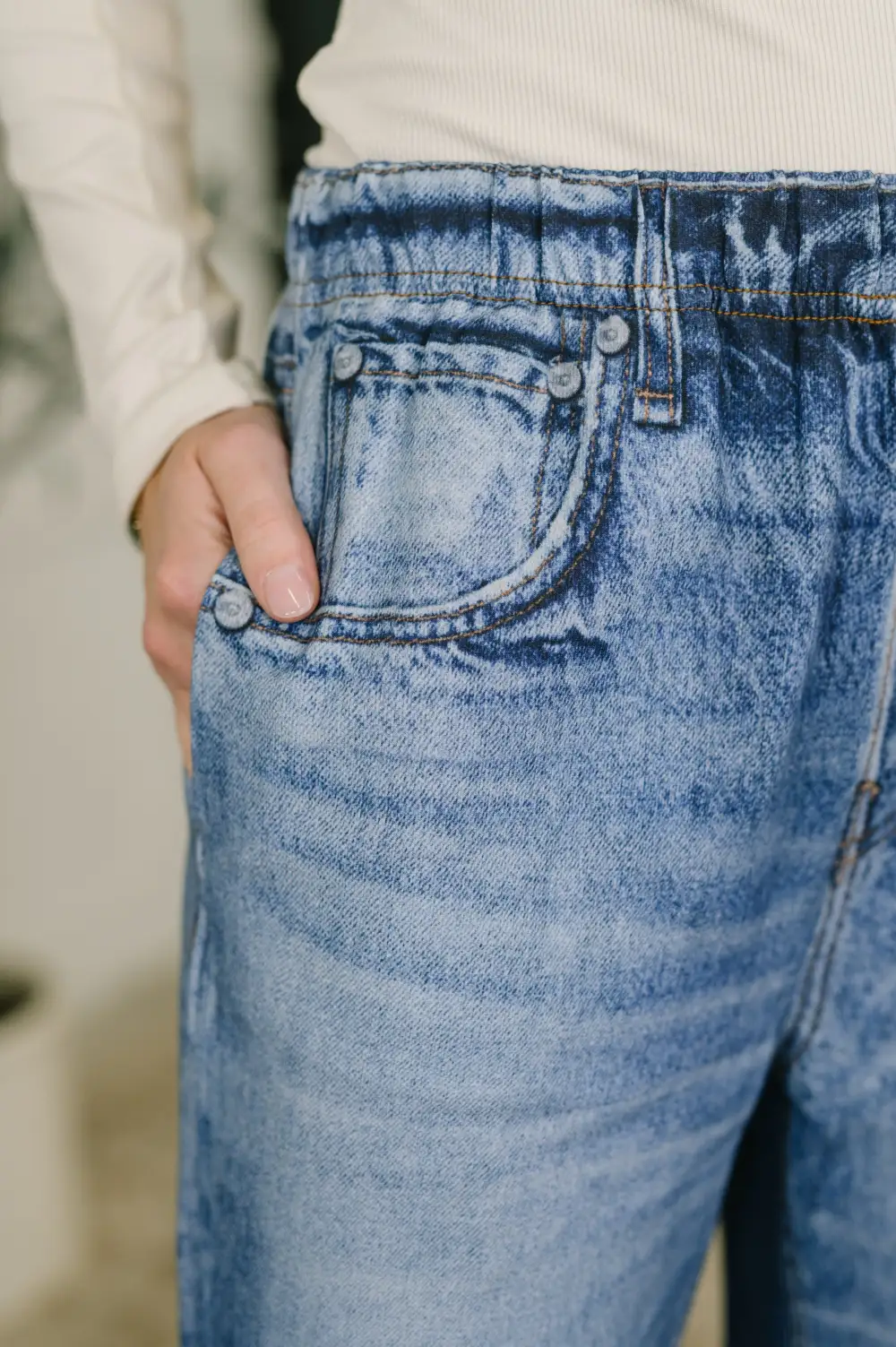 Printed Wide Leg Bottoms