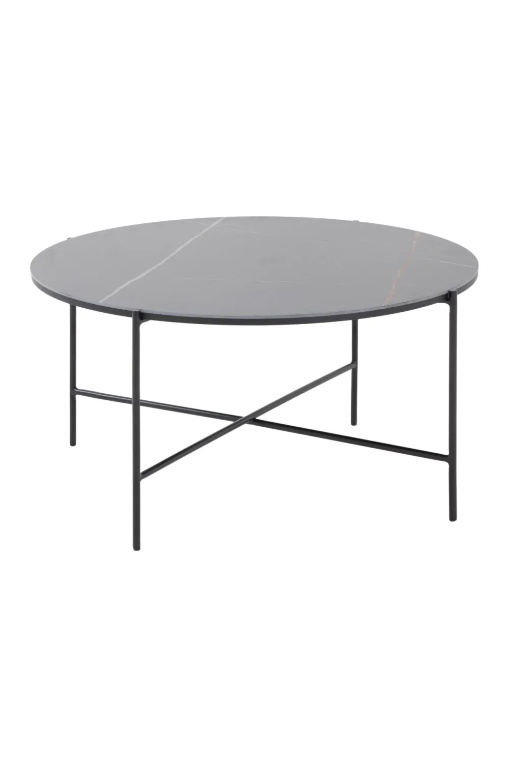 Sculptural Ceramic Round Coffee Table