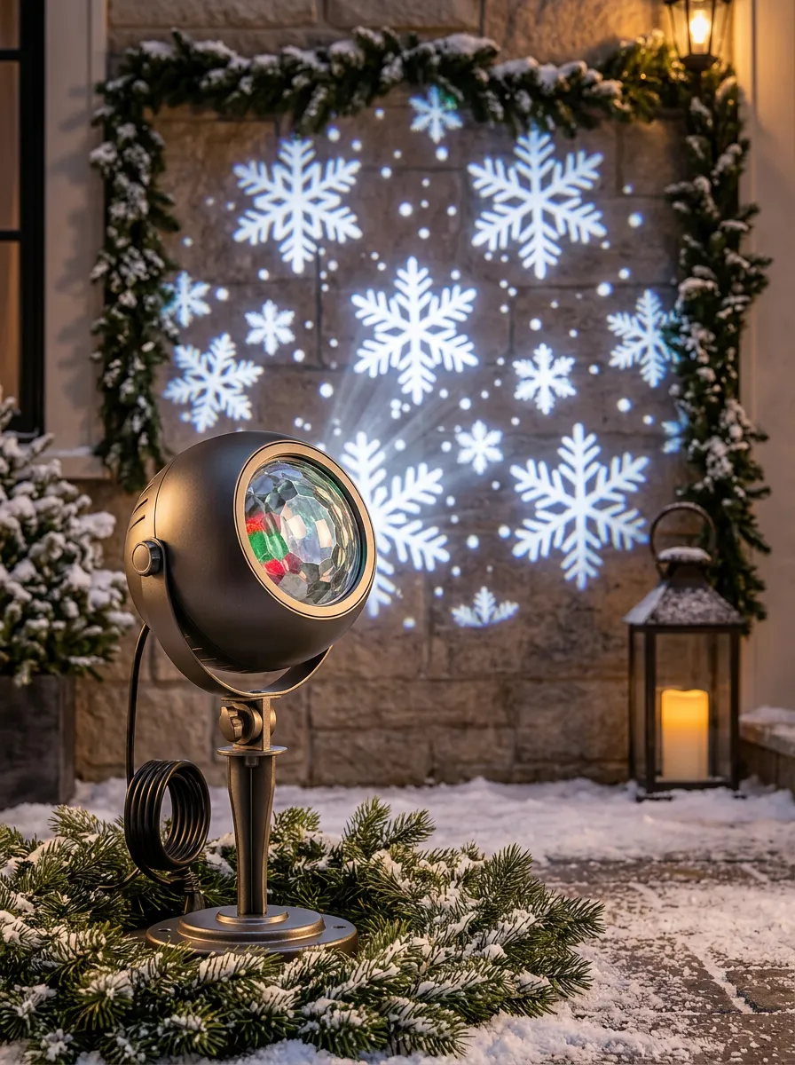 Snowflake Christmas LED Light Projector