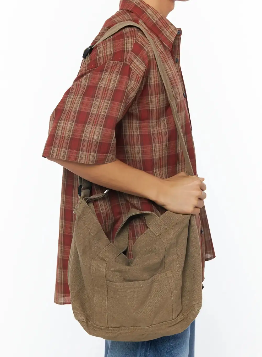 Men's Canvas Crossbody Bag