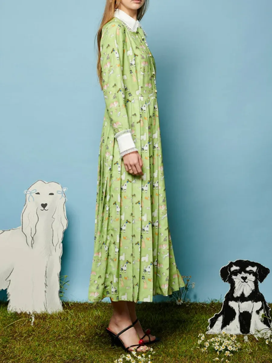 Print Midi Dress