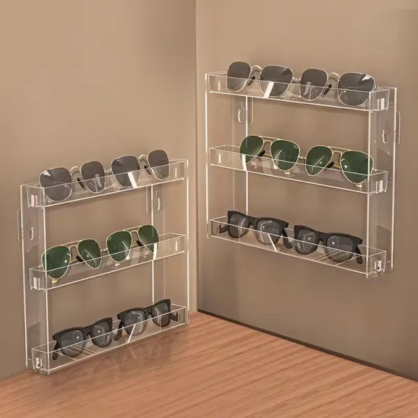 Space-Saving No-Drill Wall Cosmetic Rack