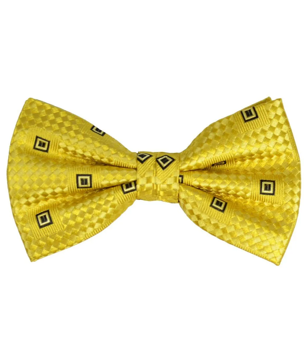 Tailored Patterned Silk Bow Tie