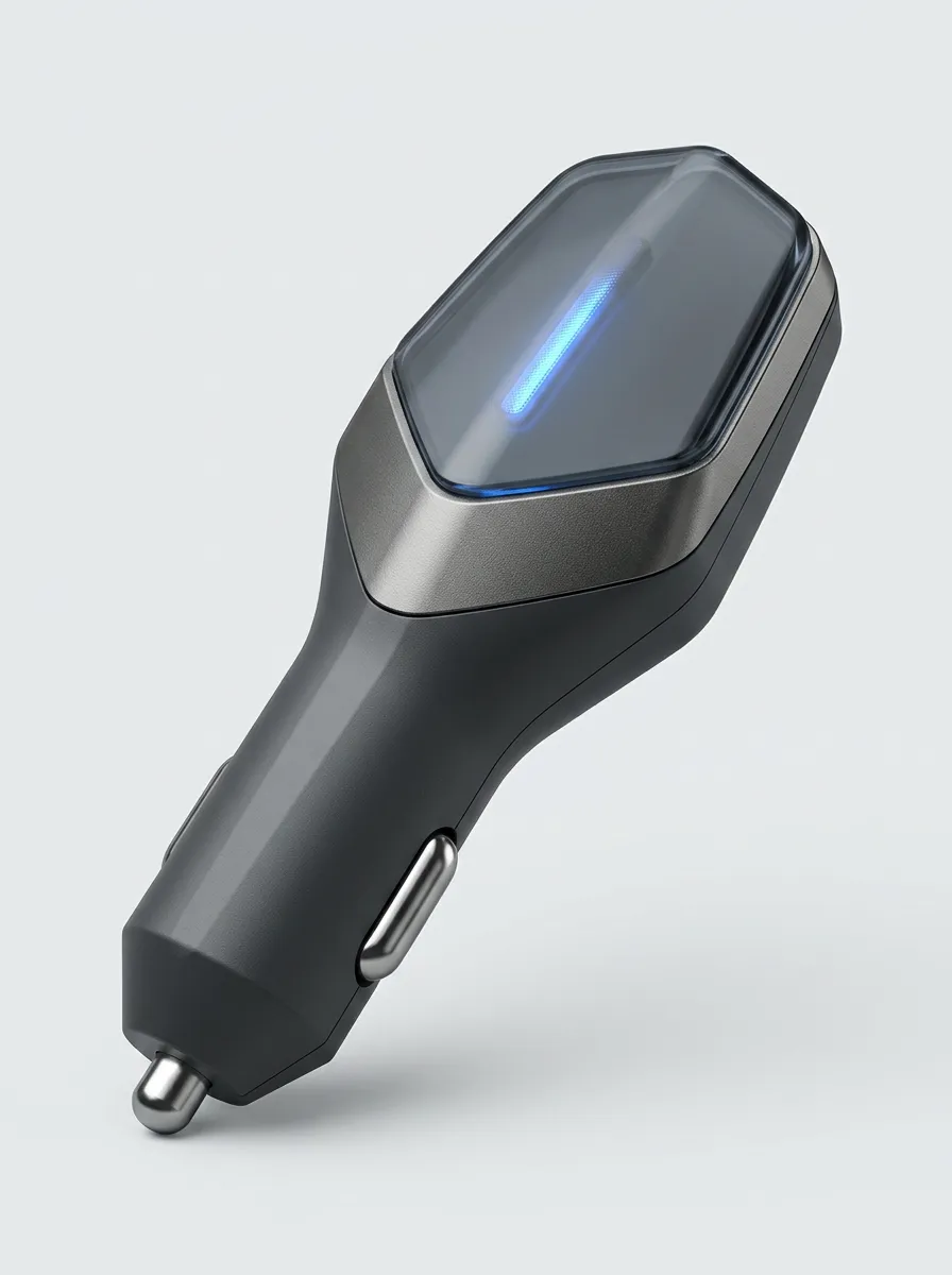 LED Car Fuel Saver Power-Socket Plug-In Device for Car Cabin Setups