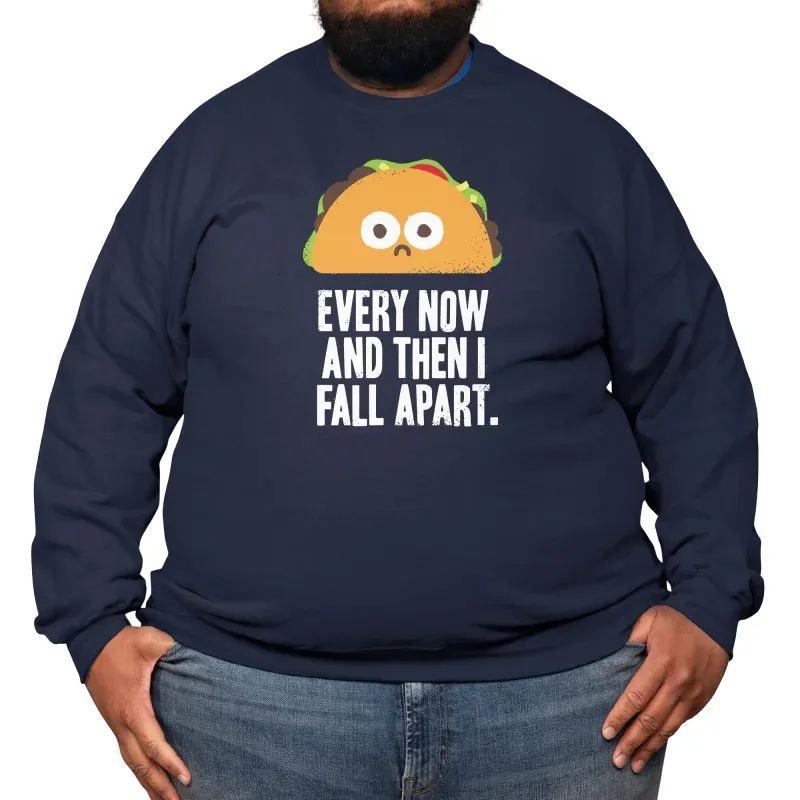 Humorous Taco Design Sweatshirt
