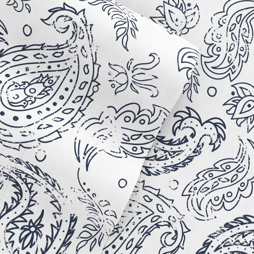 Coarse Paisley Pattern Sheet Set