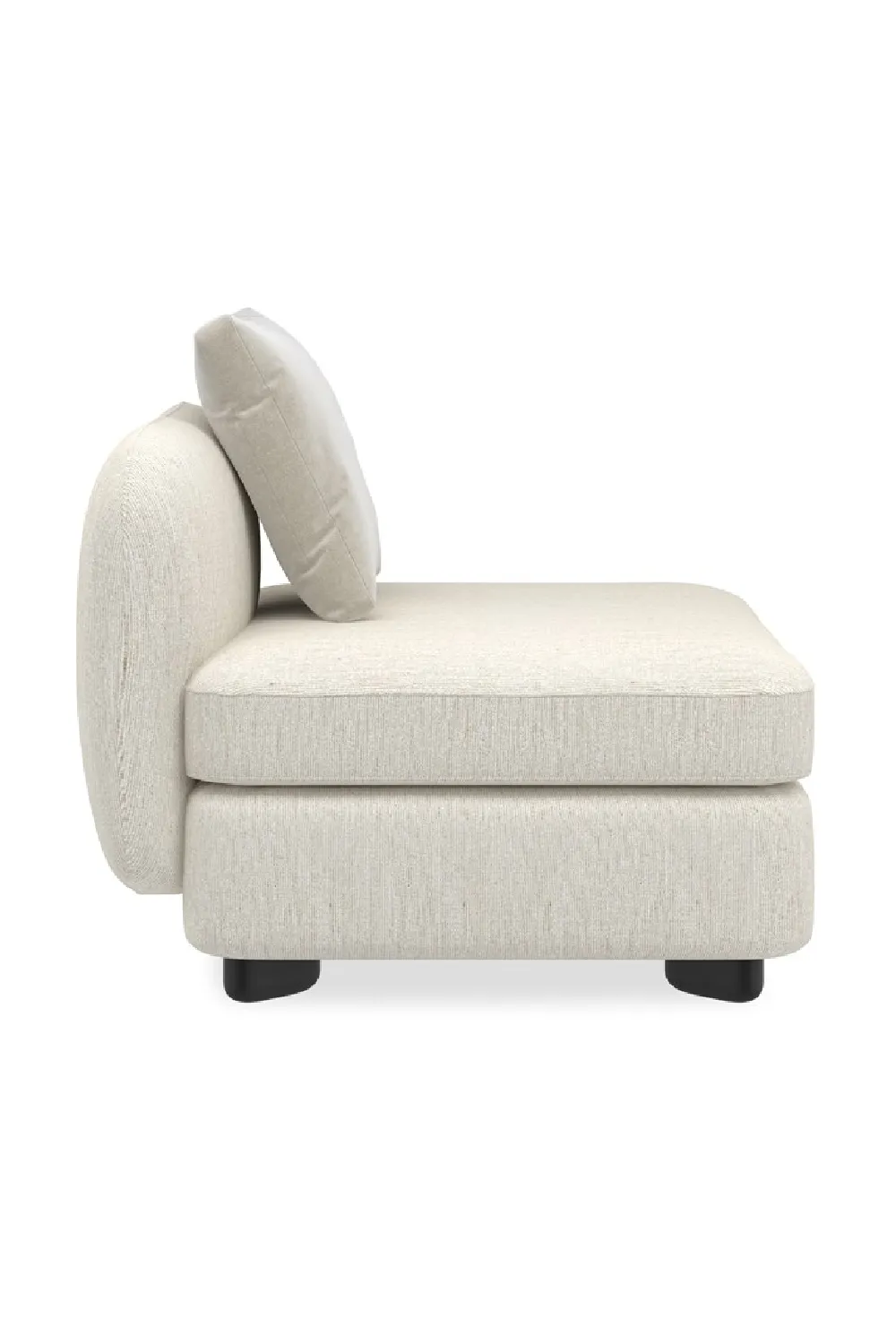 Sectional Linen Lounge Chair