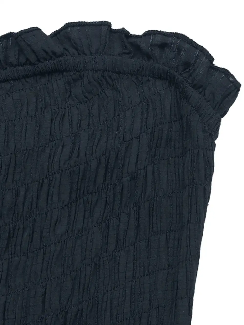Smocked Tube Wide Leg Everyday Jumpsuit
