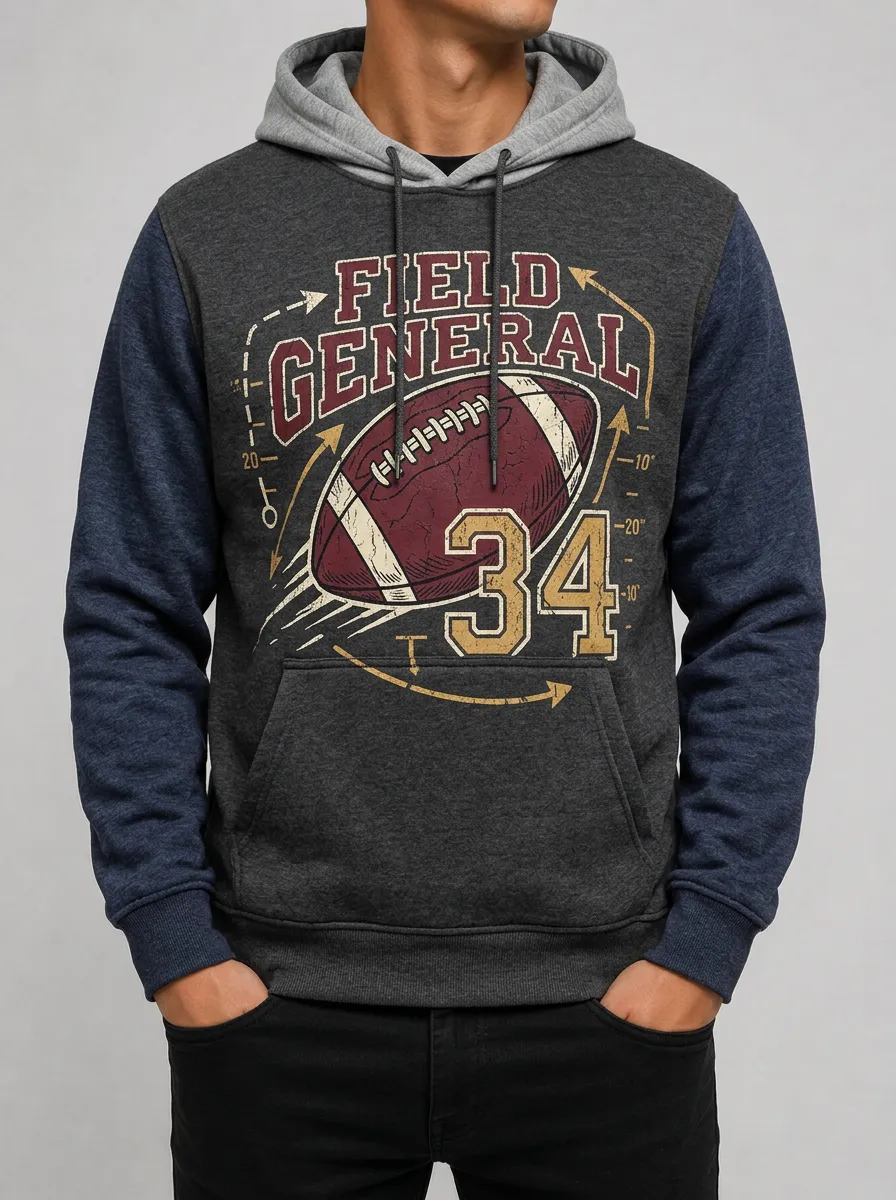 Men's Offense Heritage Football Hoodie