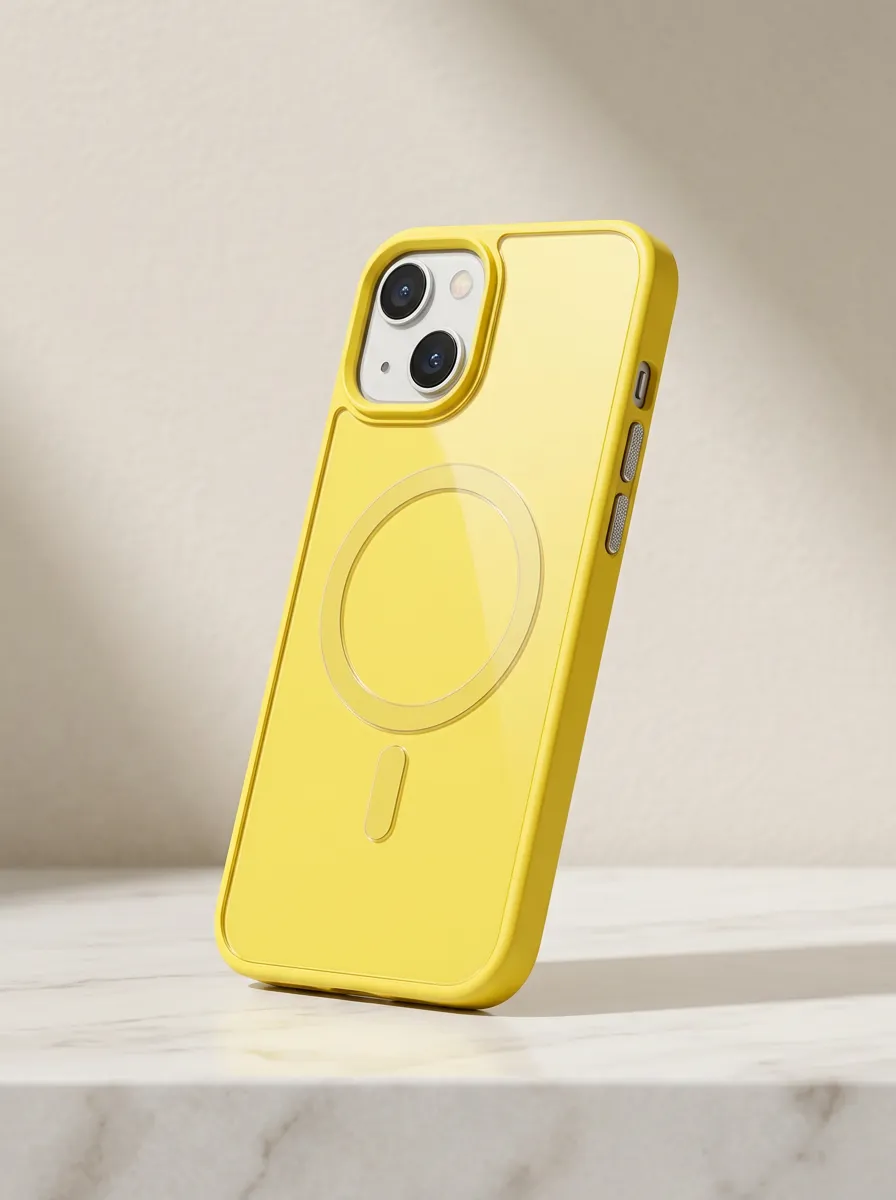 Yellow Magnetic Phone Case