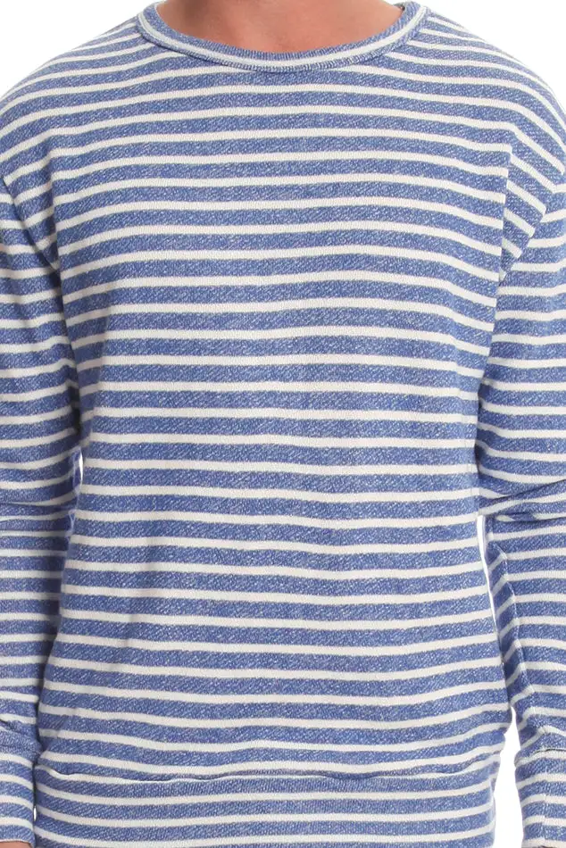 Long Sleeve Crewneck Cotton Sweater