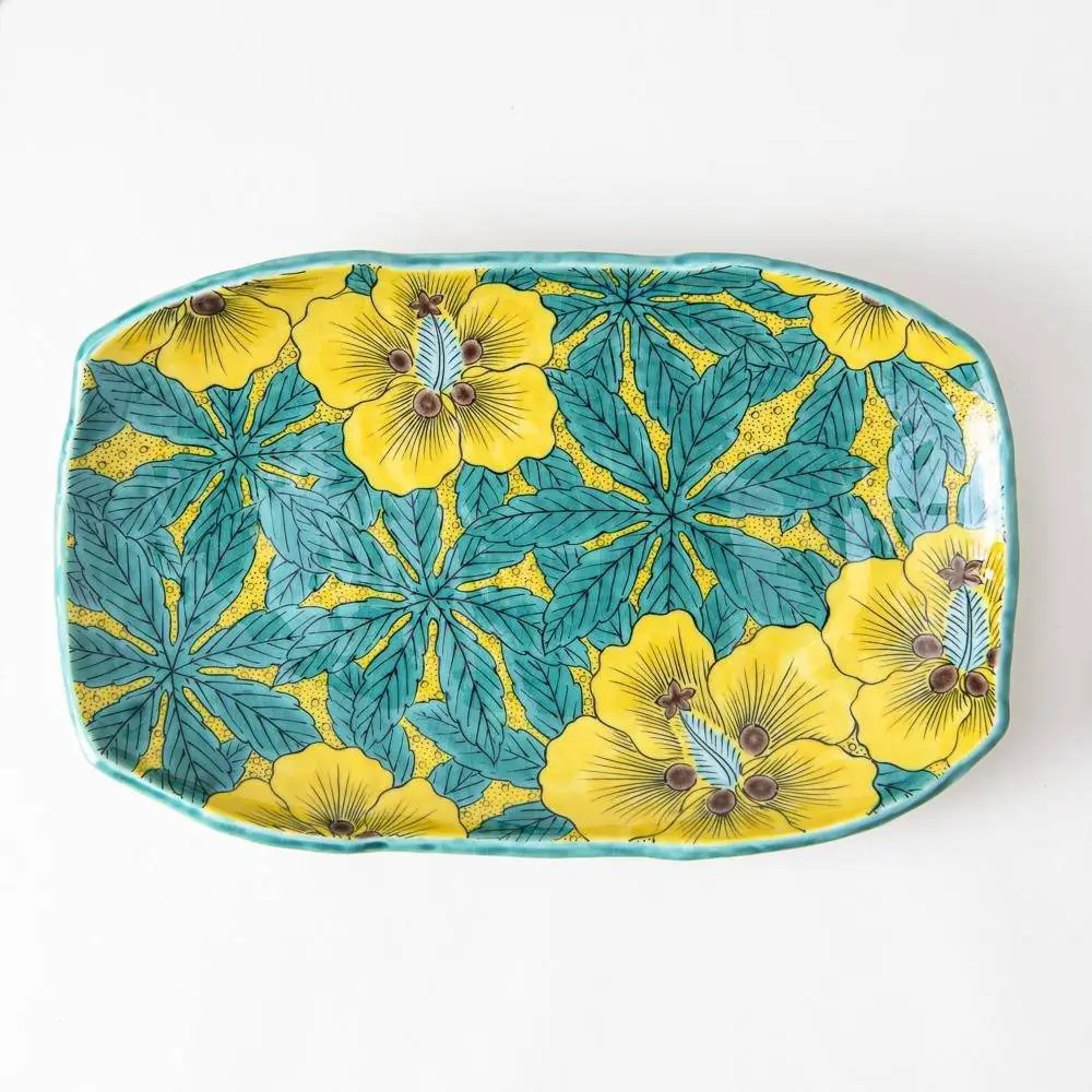 Floral Serving Platter