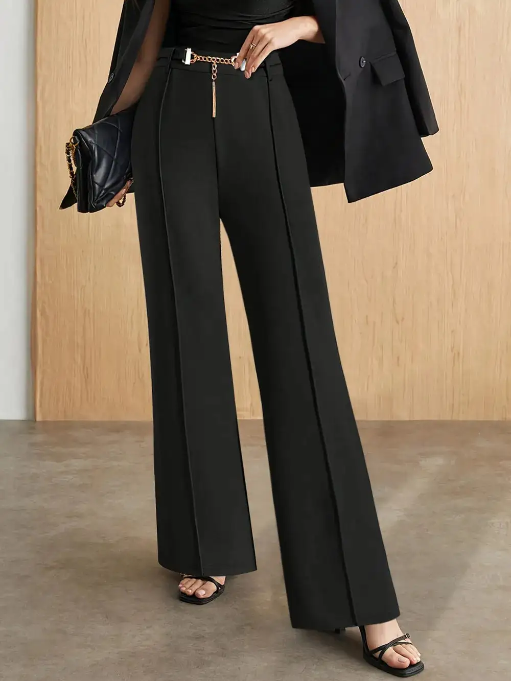 Everyday High Waist Straight Leg Pants