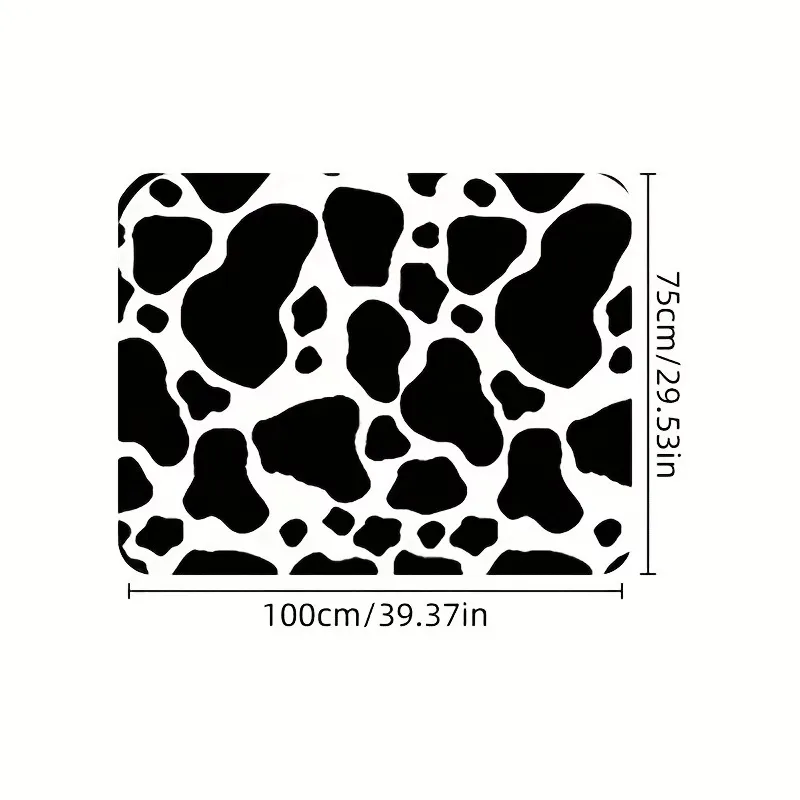 Cow Print Car Trunk Mat