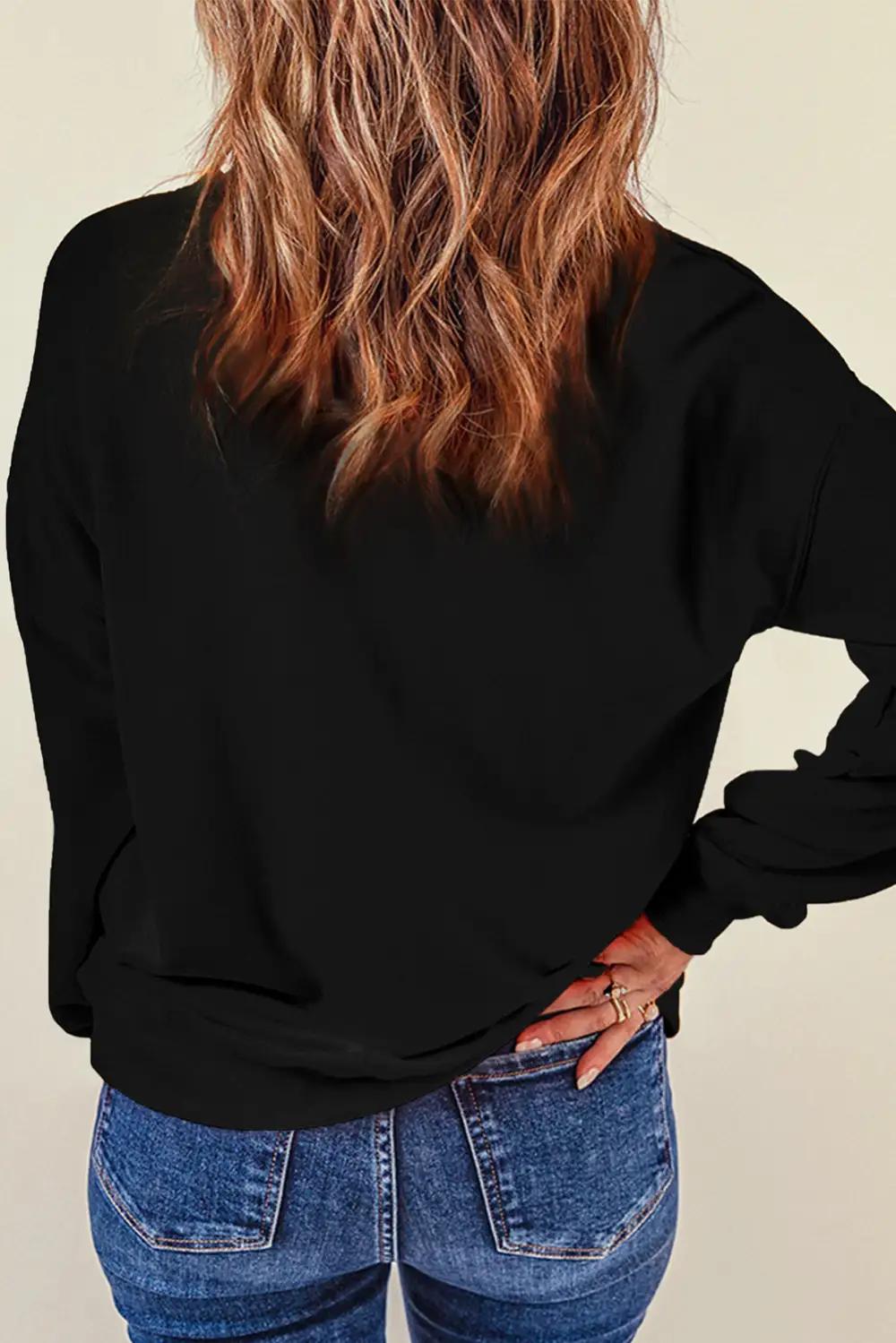 Champagne Print Sweatshirt
