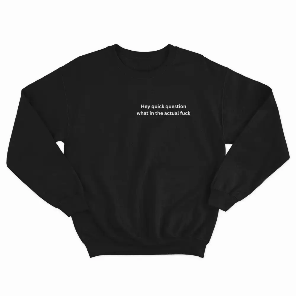Bold Letter Fleece Crewneck
