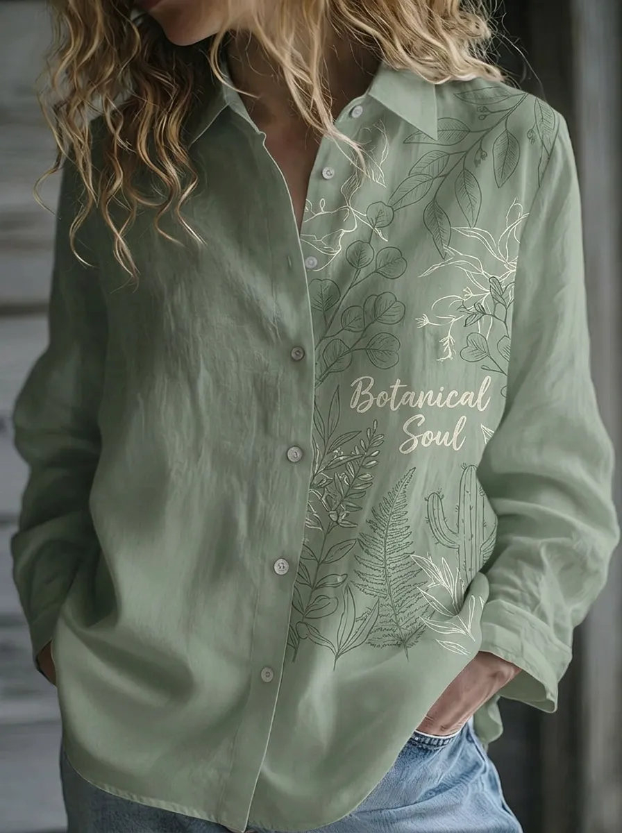 Botanical Soul Nature Casual Shirt