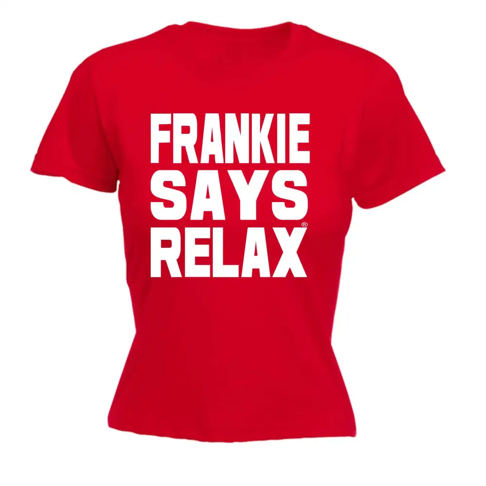 Relax Statement Graphic Fitted Tee