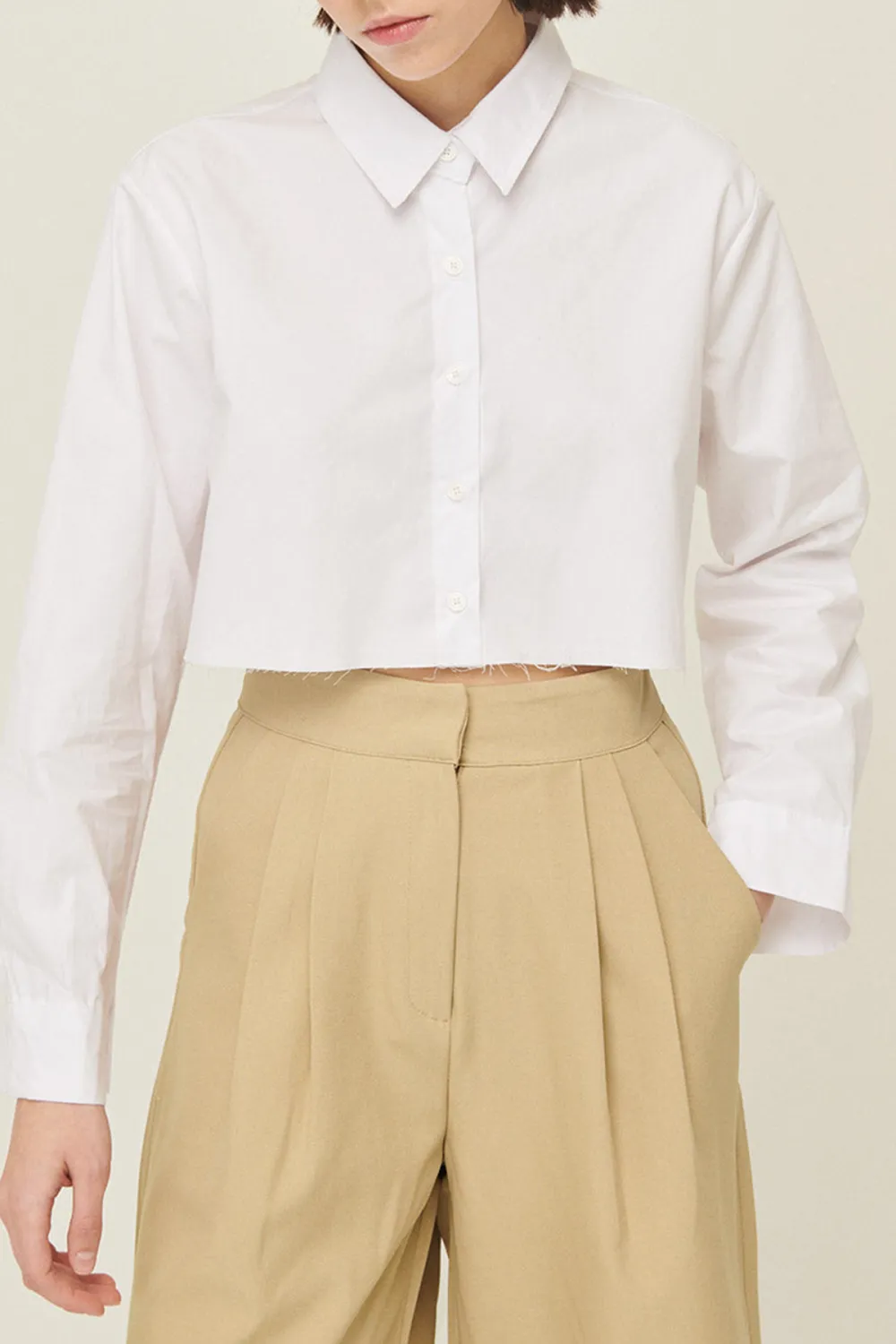 Frayed Hem Shirt
