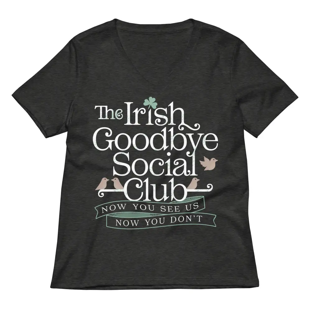 Quiet Exit V Neck Tee