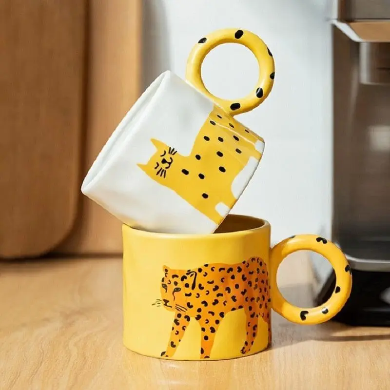 Ceramic Whimsical Drinkware Set