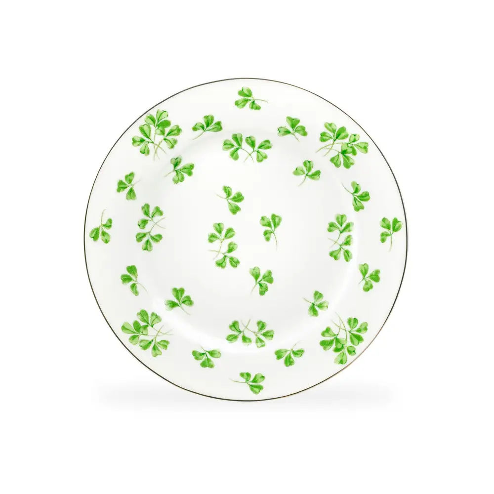 Shamrock Porcelain Dessert Plate
