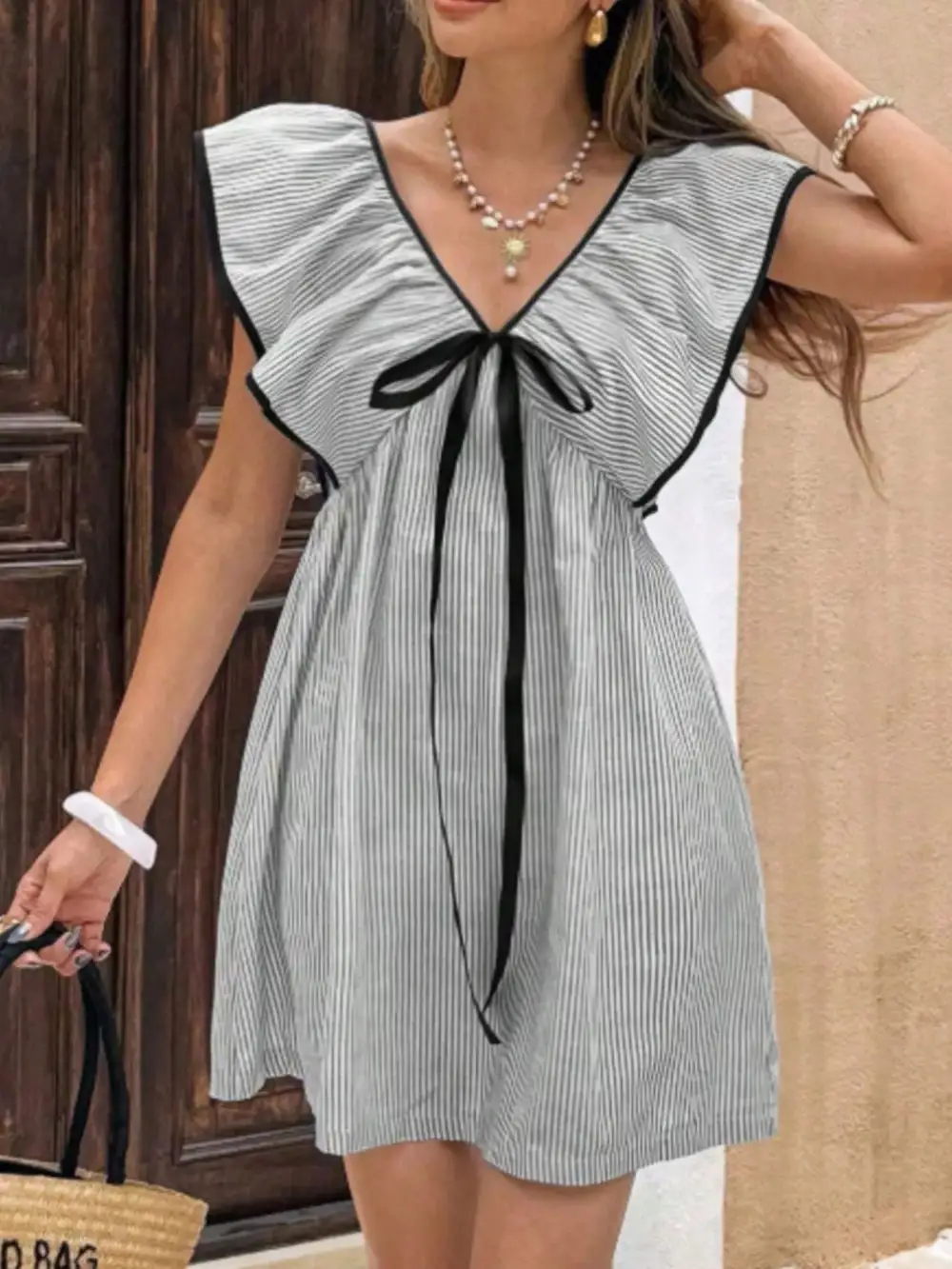 Ruffle Mini Dress