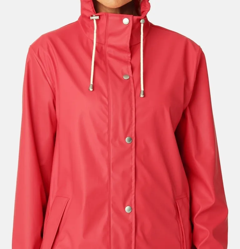 Cotton Eyelet Waterproof Hooded Raincoat