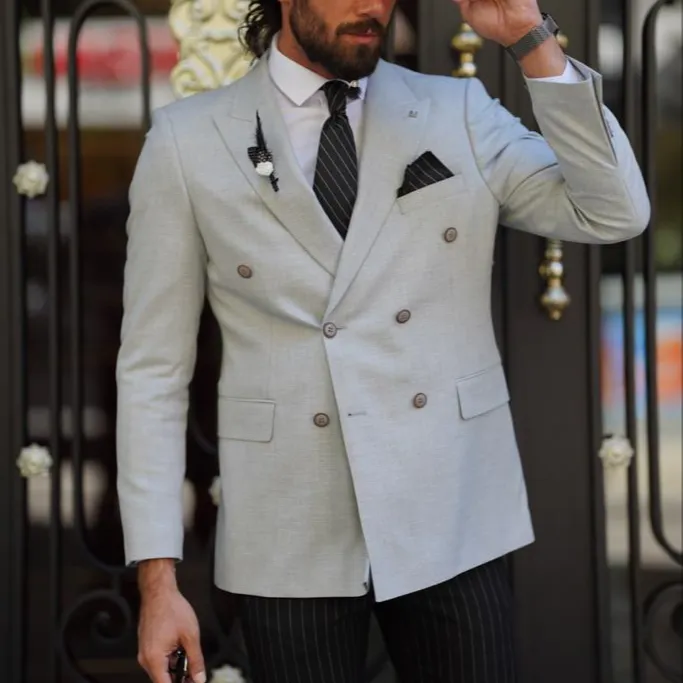 Timeless Slim Fit Double Breasted Blazer