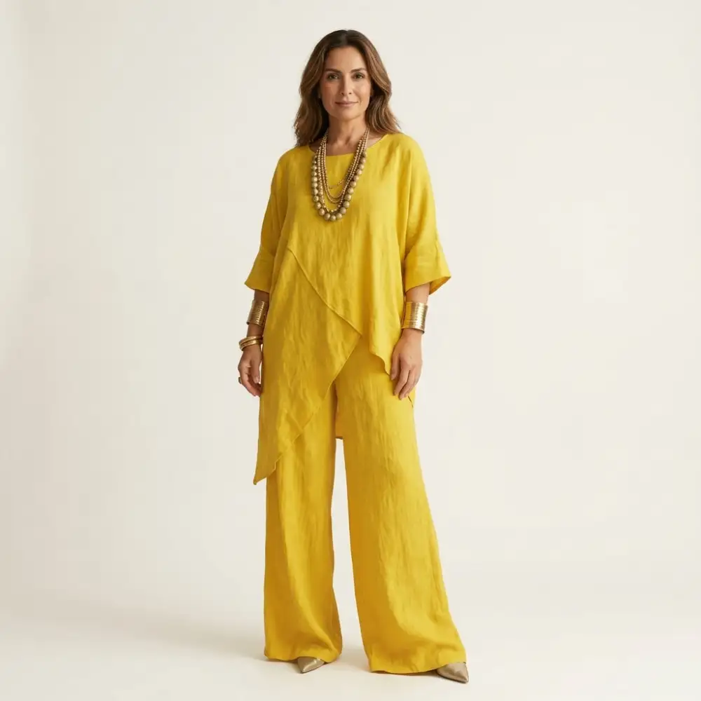 Shoyana | Asymmetric Linen Set