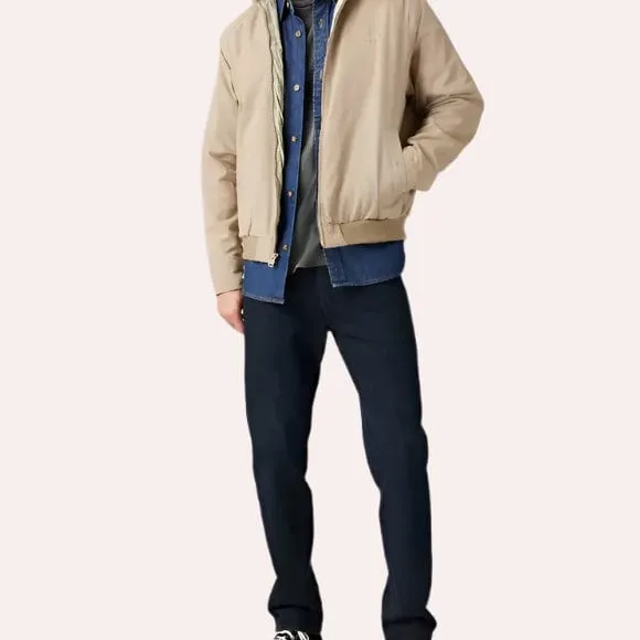 Classic Tapered Stretch Denim Jeans