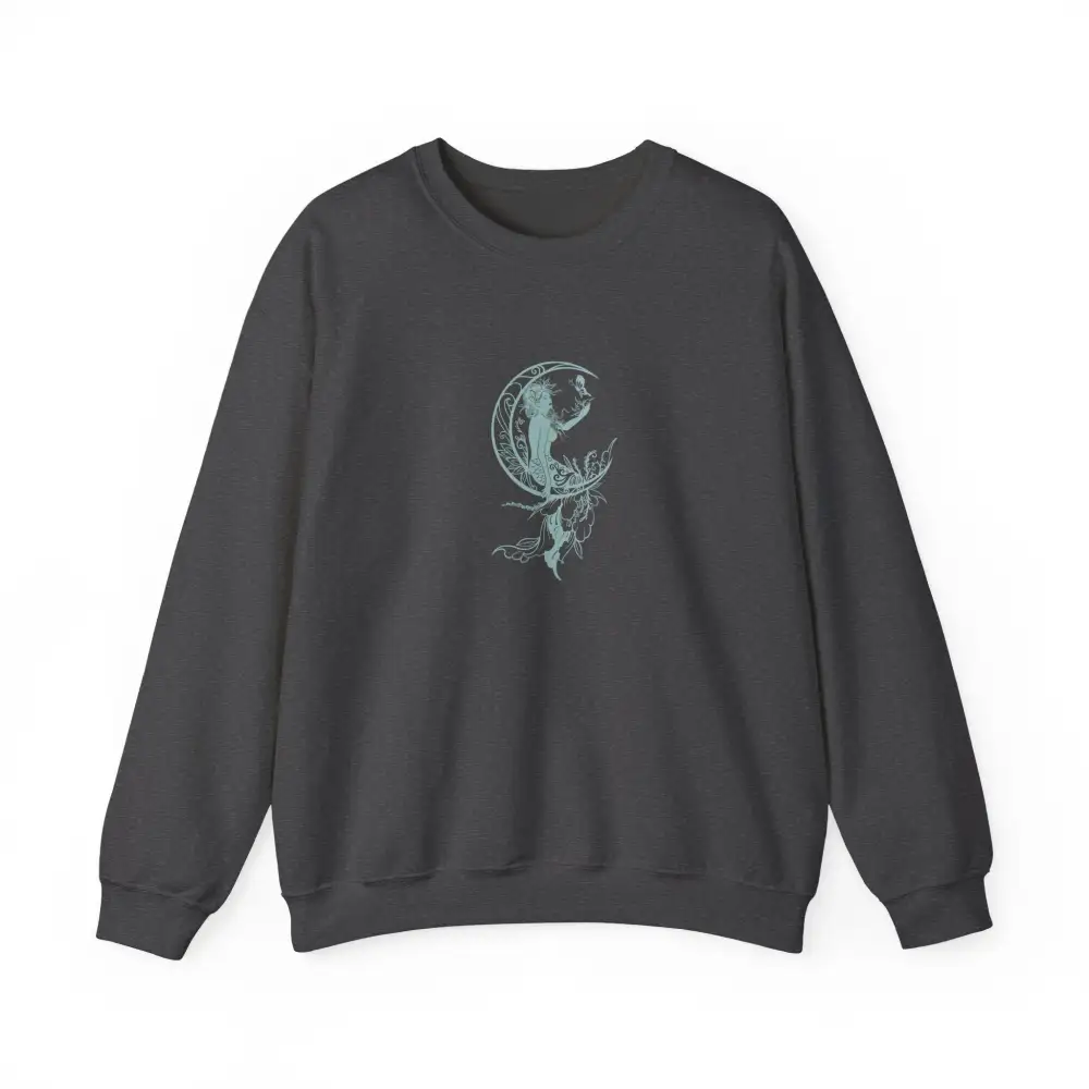 Mermaid Moon Graphic Crewneck Sweatshirt