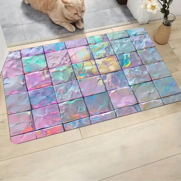Iridescent Tile Door Mat