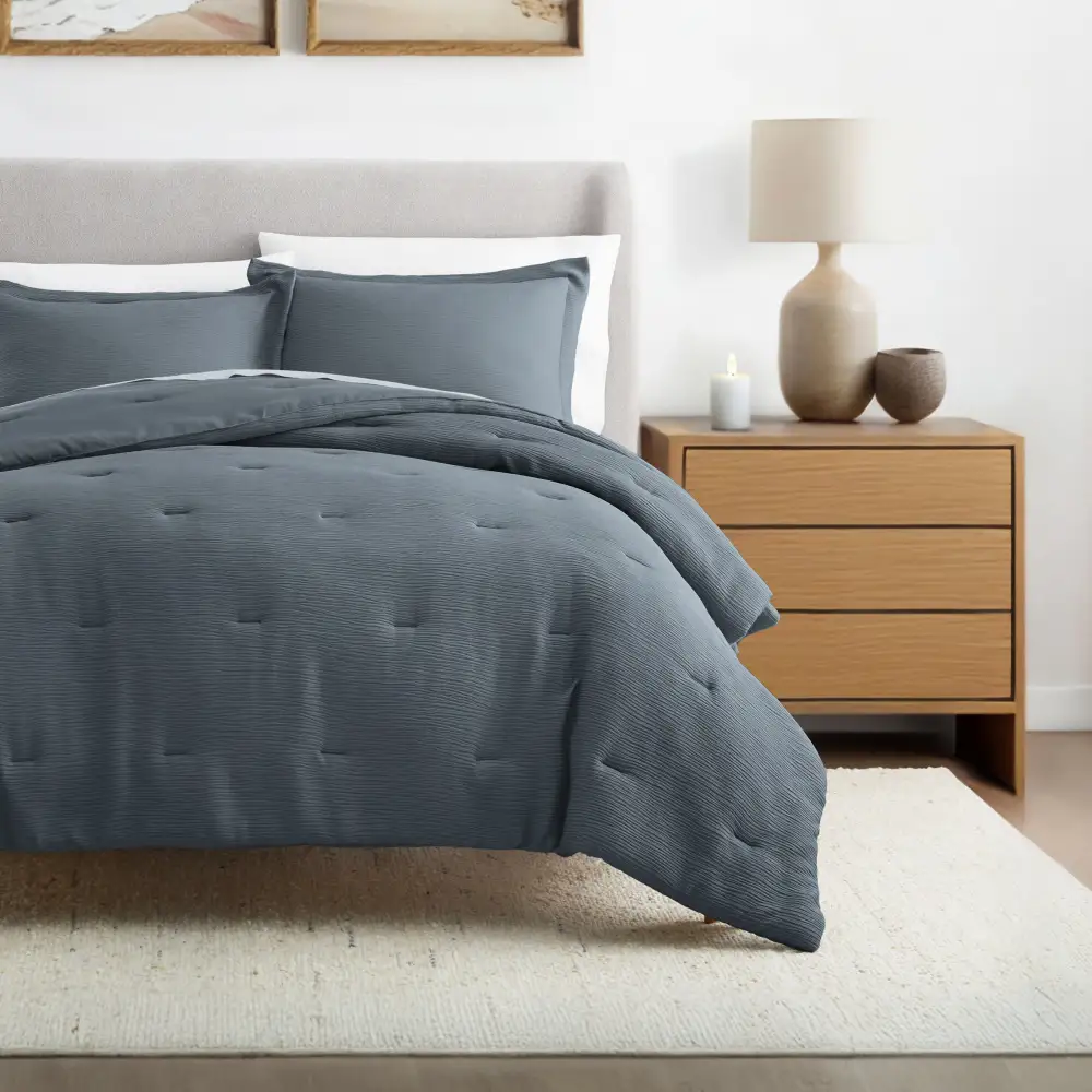 Cloud Weave Textured Down Alternative Comforter Set