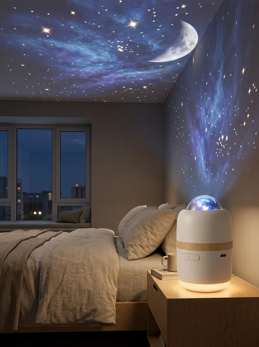 Galaxy Starry Sky Moon Projector Night Light