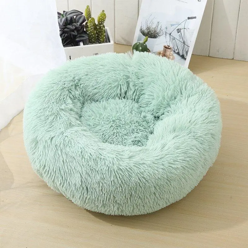 Plush Round Pet Bed