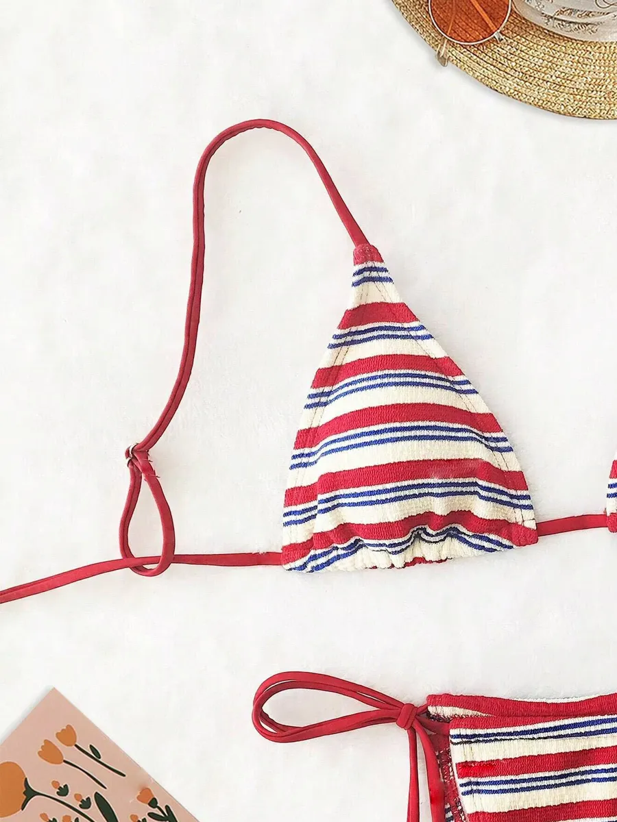 Katia Vacation-Style Striped Bikini
