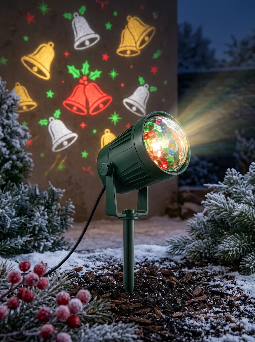 Jingle Bell Christmas LED Light Projector
