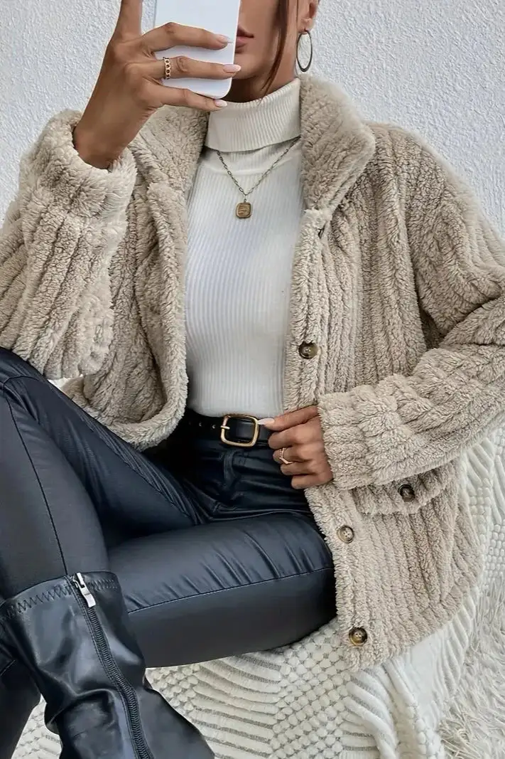 Velvet Knit Cardigan