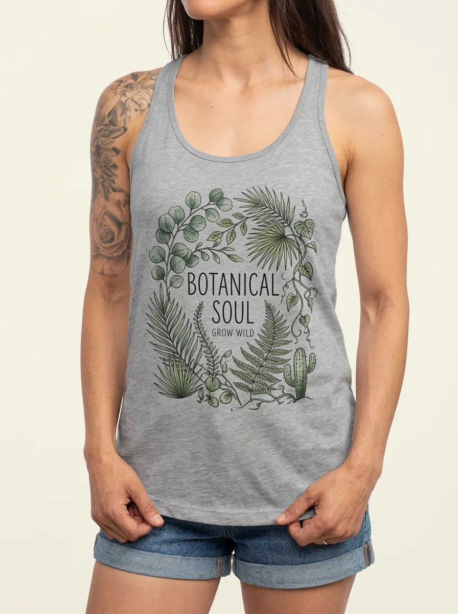 Botanical Soul Plant Tank Top Classic