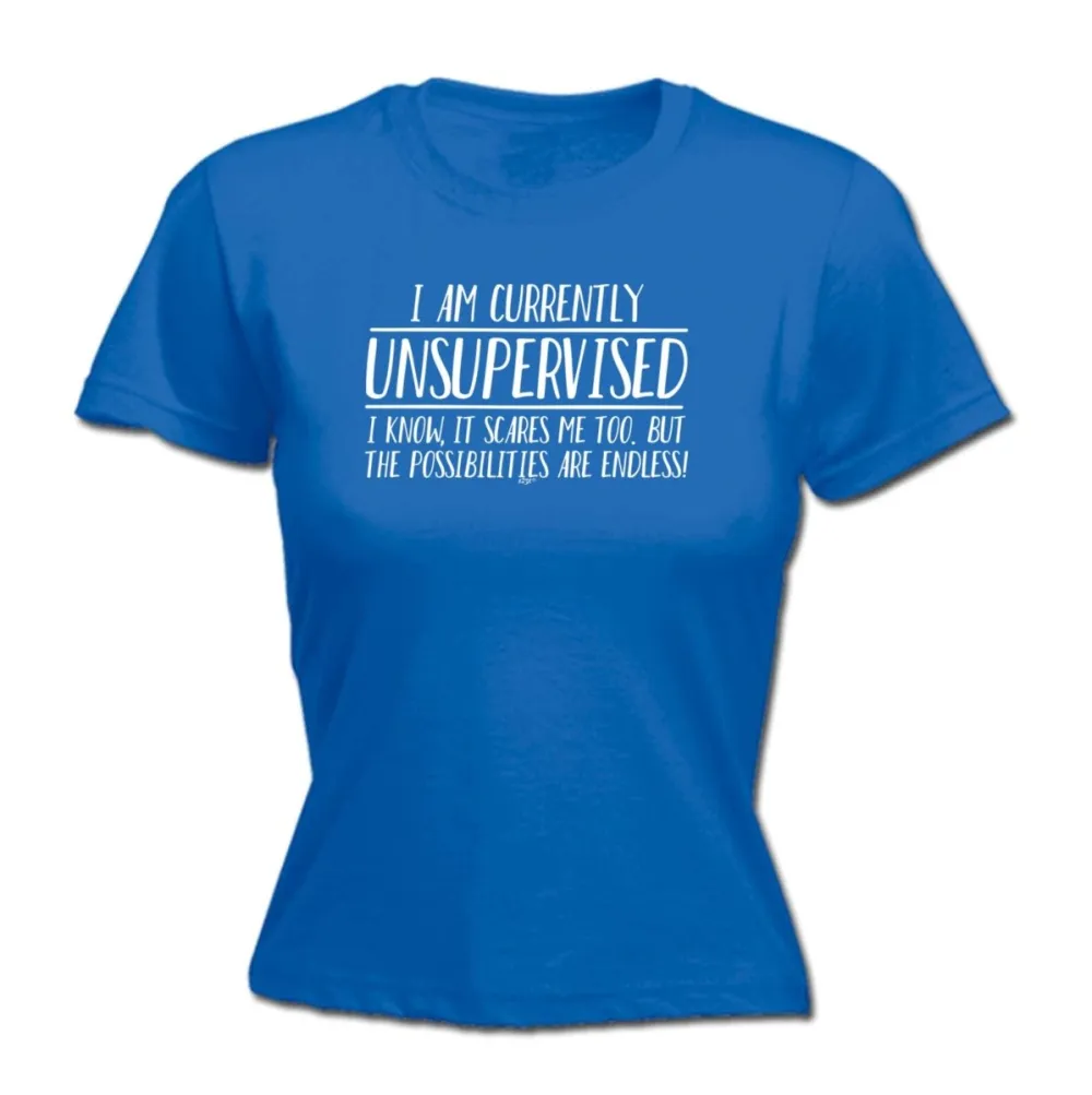 Unsupervised Mood Graphic Fitted Tee