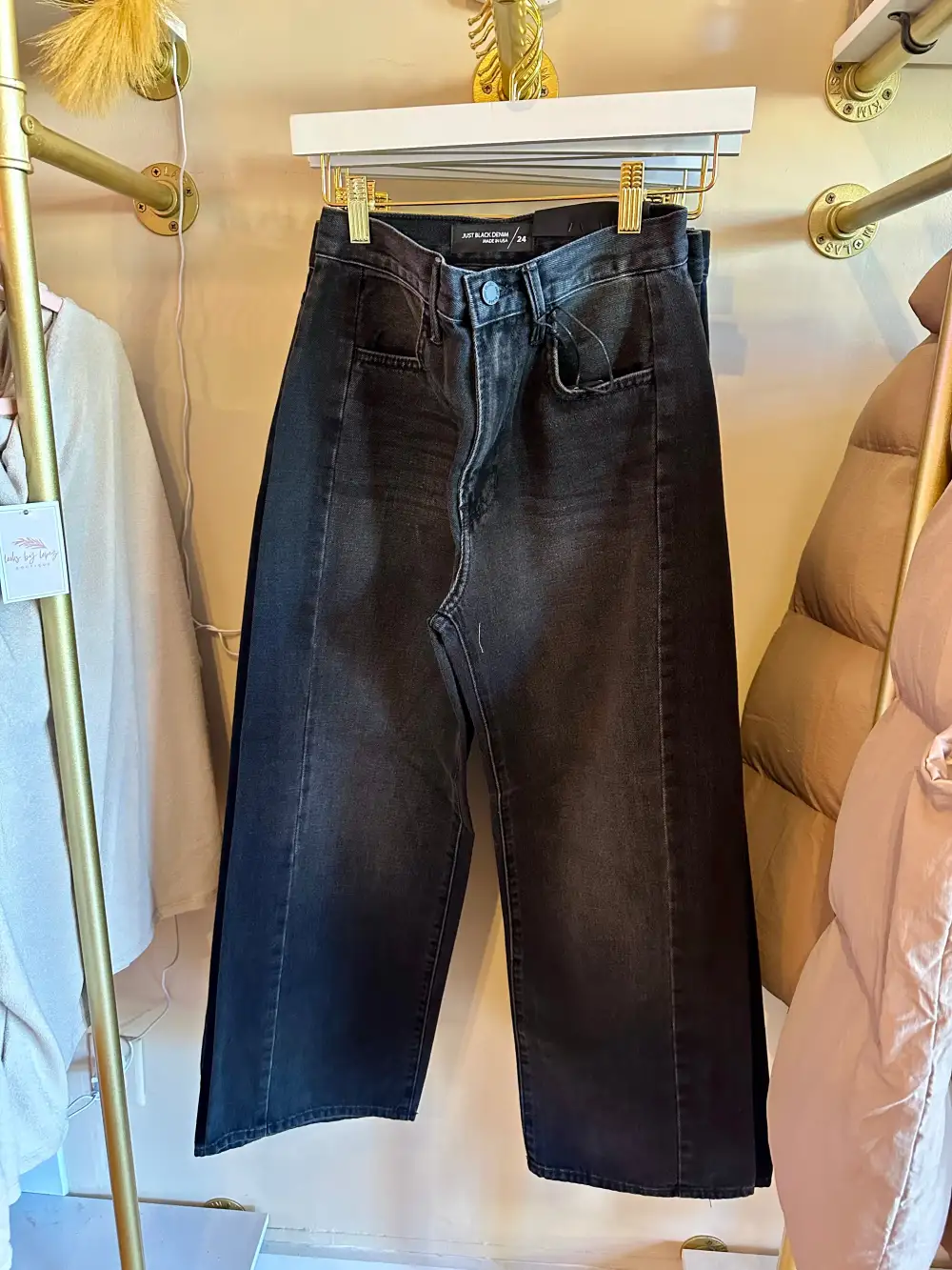 Blue Wide Leg Barrel Jeans