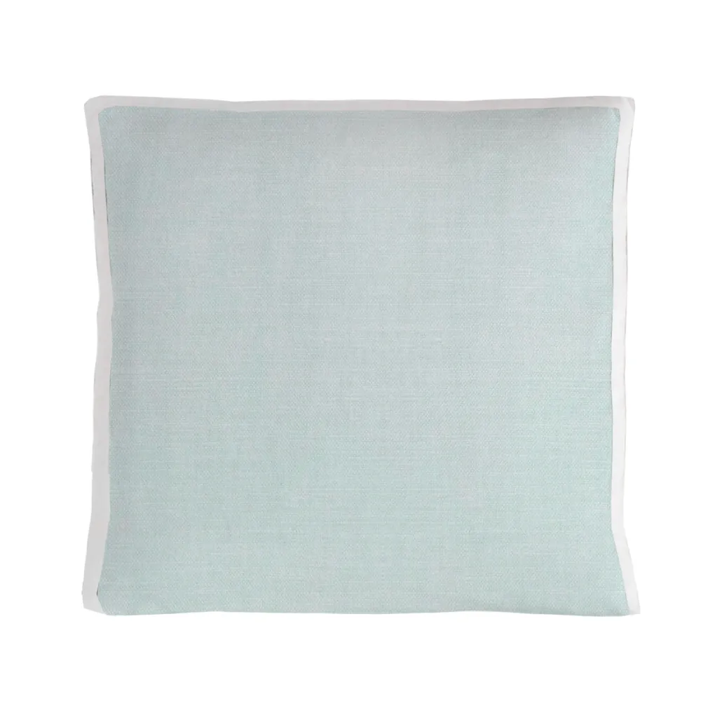 Structured Contrast-Gusset Box Pillow