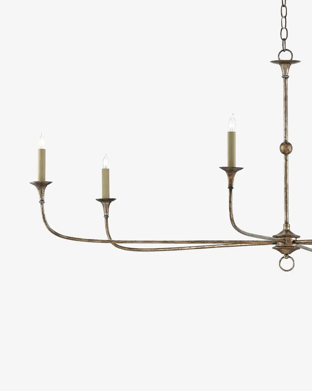 Curved-Arm Traditional Chandelier