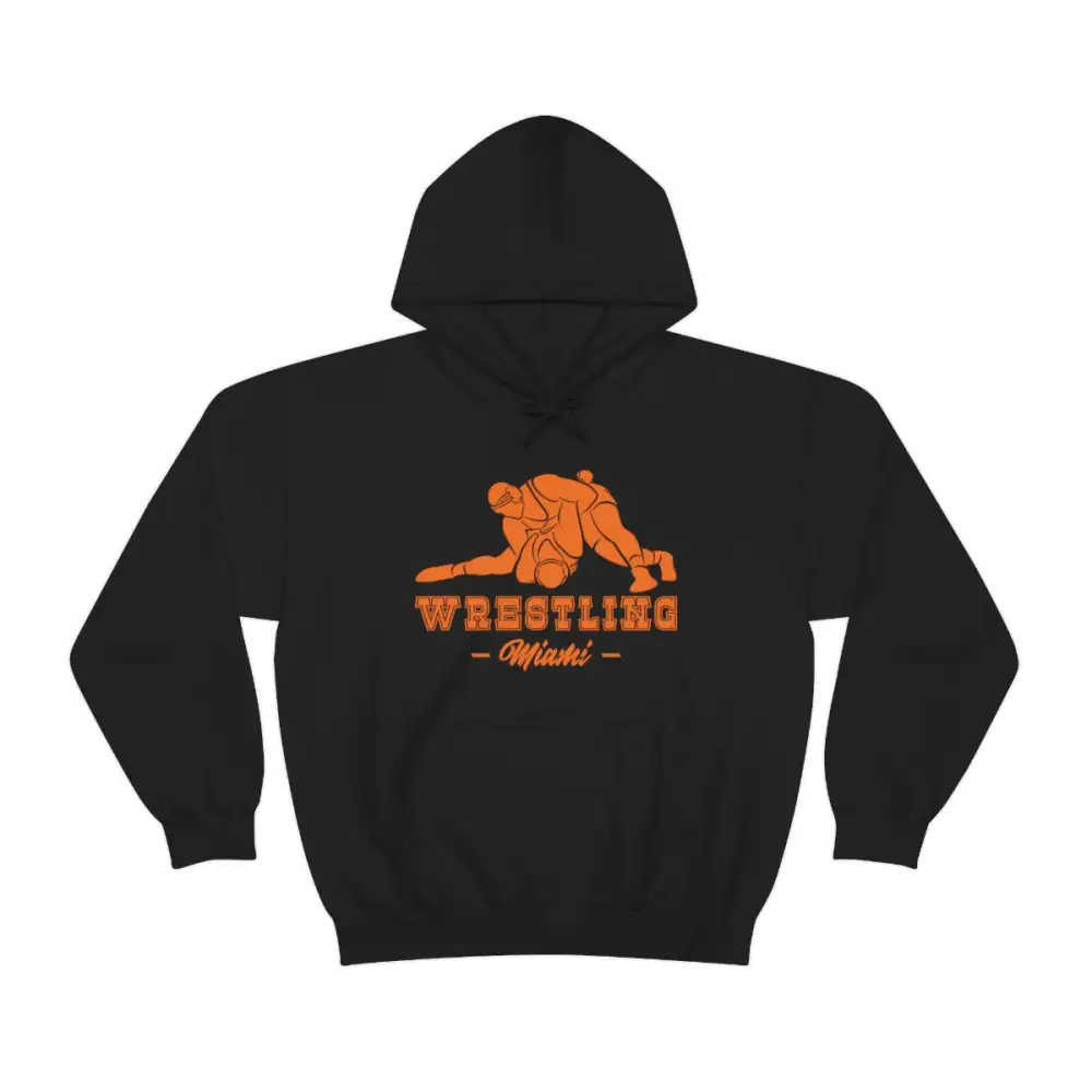 Everyday Minimal Emblem Wrestling Graphic Pullover Hoodie