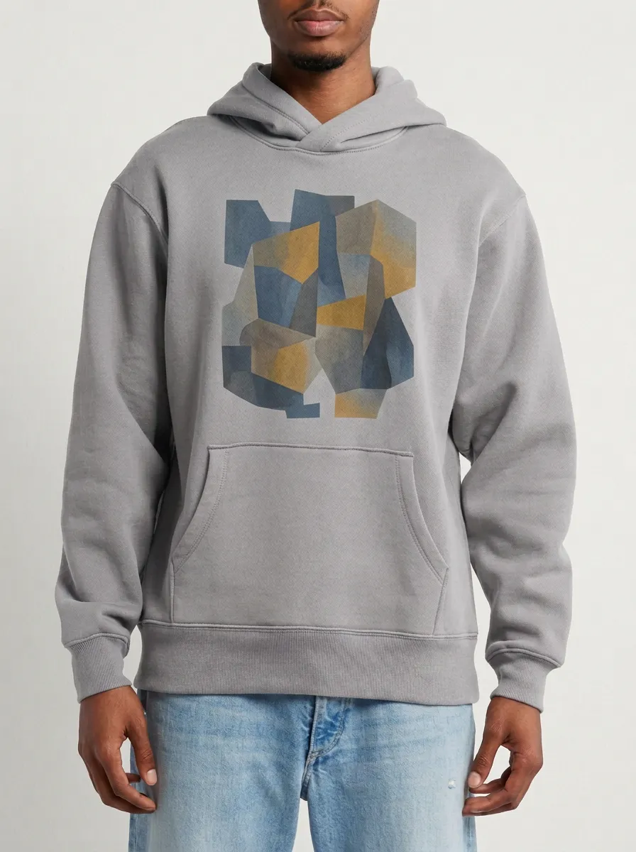 Everyday Profile Abstract Geometric Art Hoodie