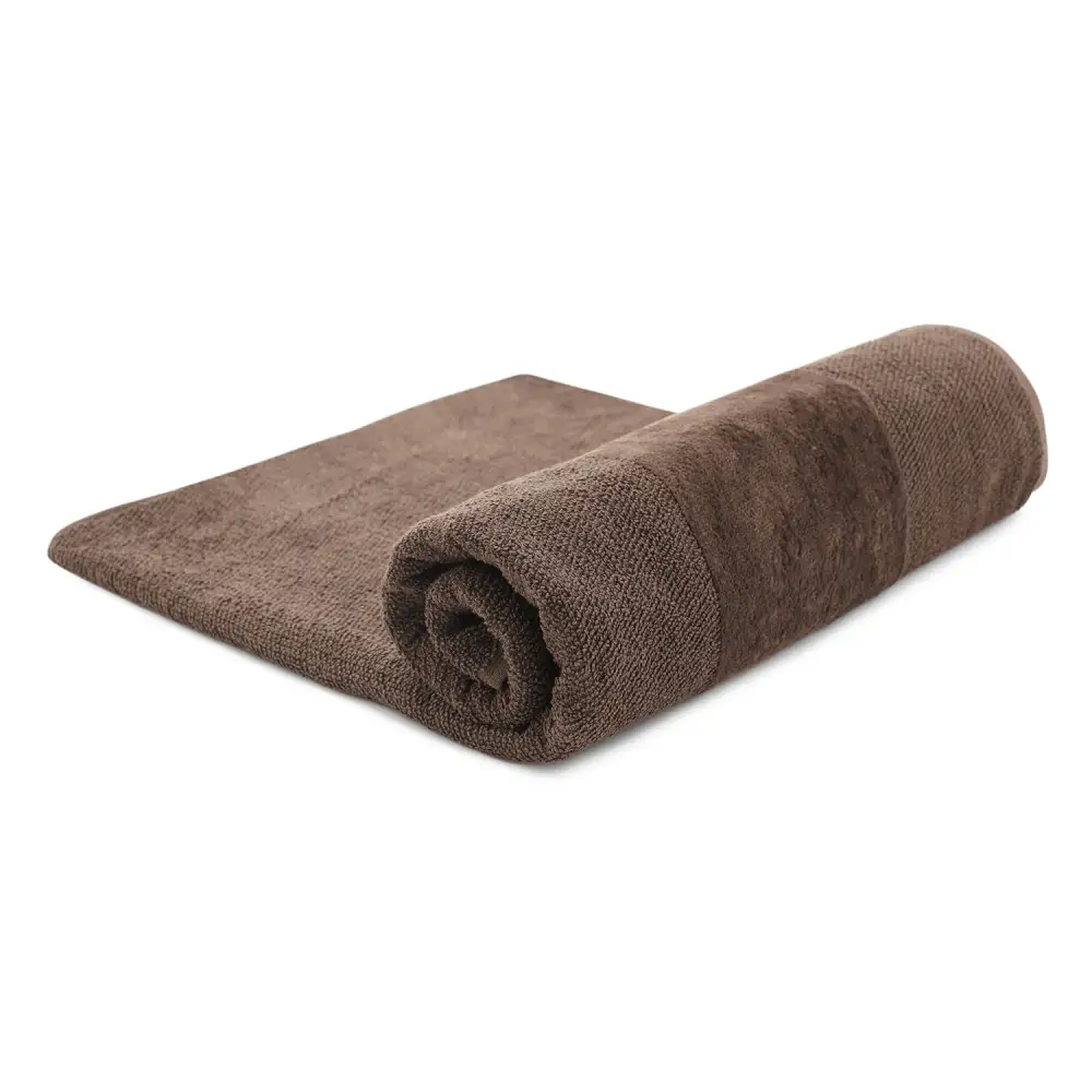 Brown Cotton Bath Towel